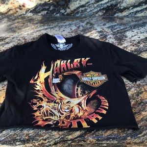 Cropped Harley T-Shirt
